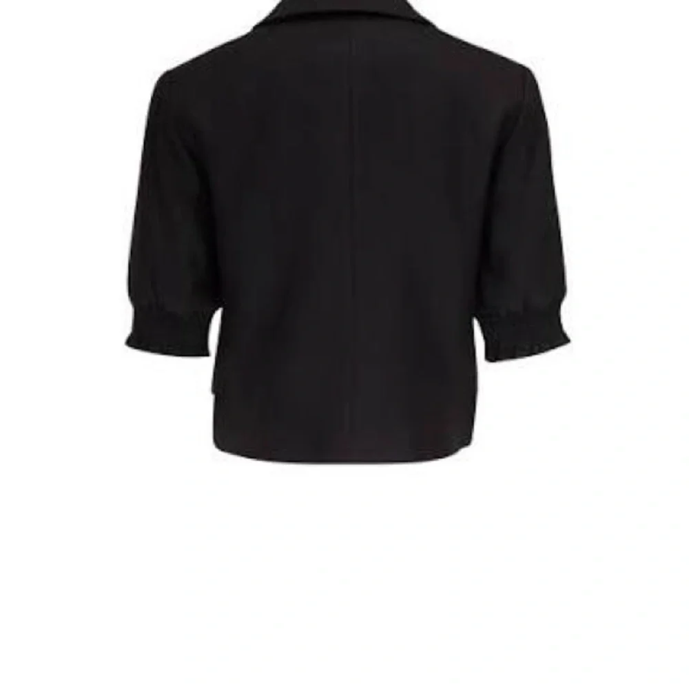 VERONICA BEARD Annabella Crop Linen Jacket size 4 - Picture 4 of 10
